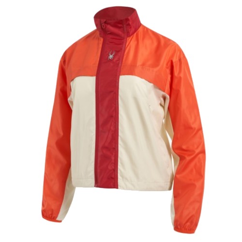 스파이더 러닝 프로웹 컬러 블록 바람막이 재킷 SPGFCNJK281W