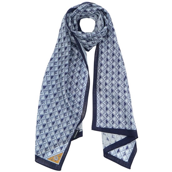 루이까또즈 스카프 2CSL489NA 남성 울 롱스카프 루도 네이비