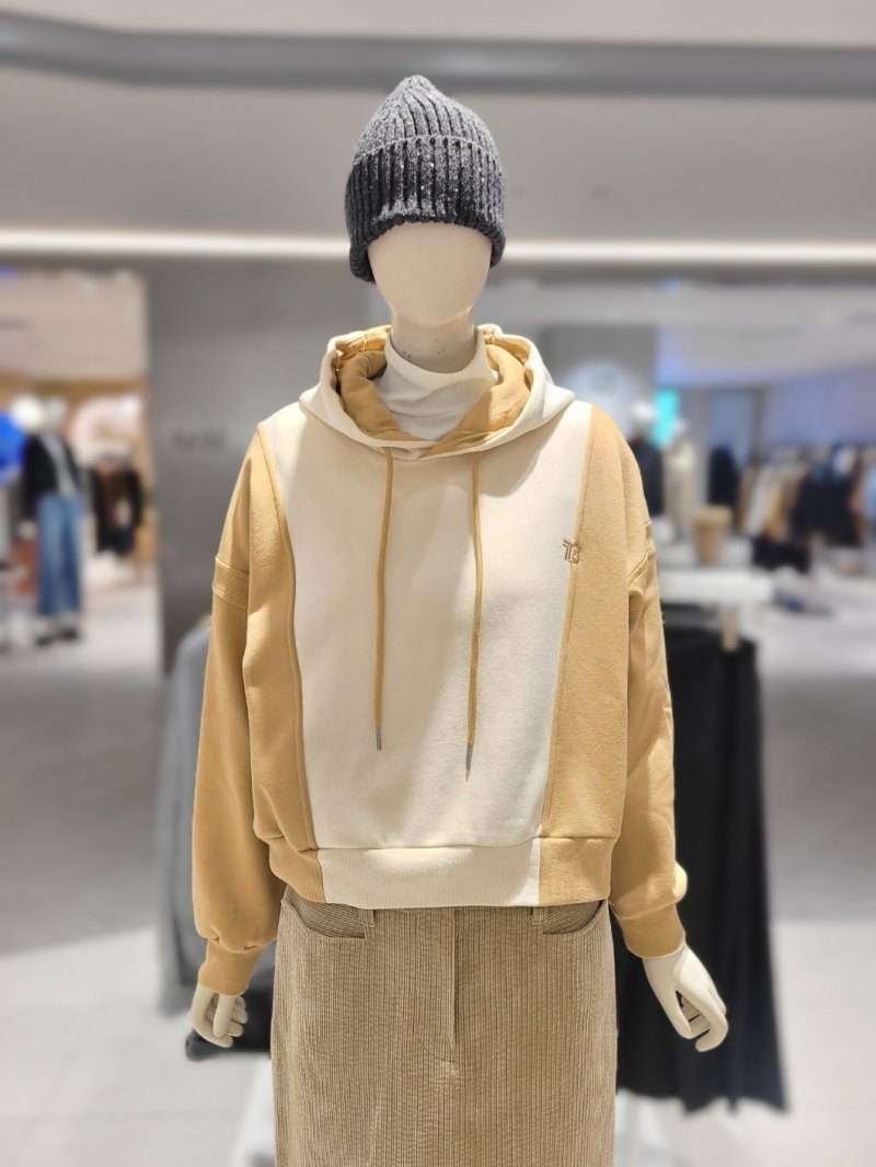 스튜디오톰보이 여성 배색포인트 후드 맨투맨 9103422921