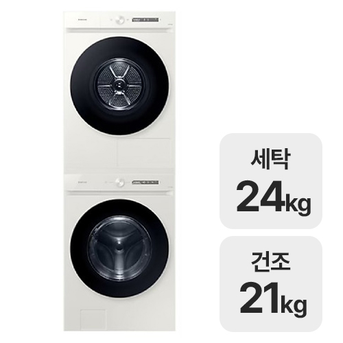 삼성전자 비스포크 AI WF24CB8850BE + DV21CB8890BE