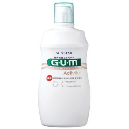 GUM  검 엑티비탈 컨디셔너 가글 에이엔 AN 2개입
