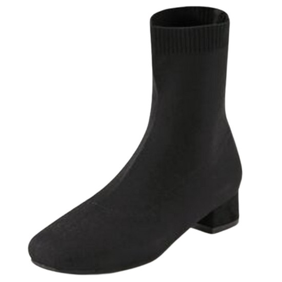 착한구두 랭엄 니트 삭스 앵클부츠 BSFBS4c197