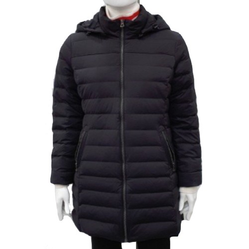 엘르 엘르골프 여성 가슴 절개 중기장 다운점퍼_6F82009