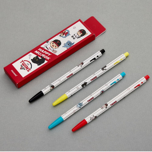 모나미  LG 트윈스 BP 153 볼펜 세트 0.5mm