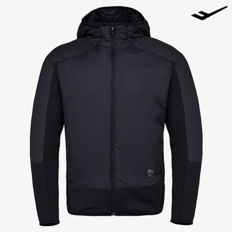 프로스펙스  후디드 하이브리드 경량 웰론 자켓 PW3MJ23W722