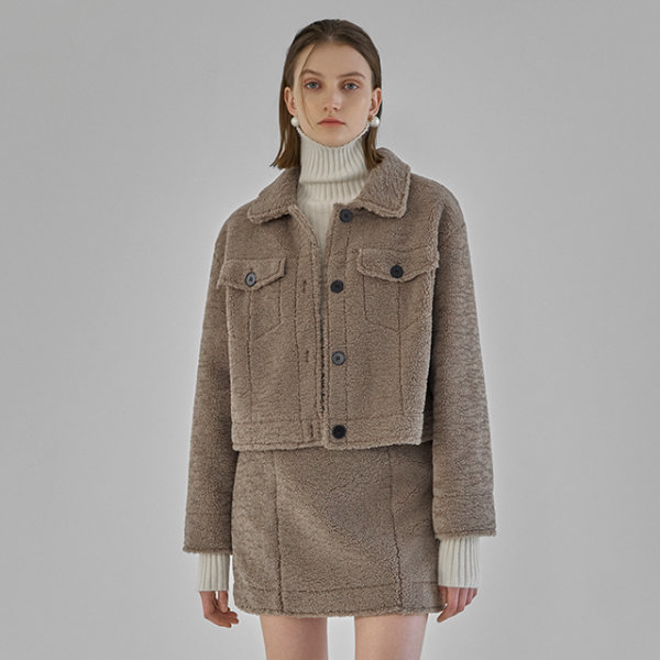 나인 Atelier Nain 빌리 셋업 트러커 무스탕 자켓 JK-2780 rva-502141f