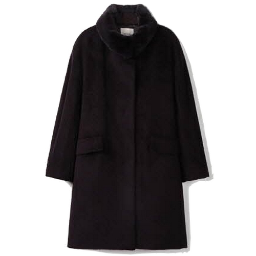 쉬즈미스 여성 밍크카라 알파카코트 SWWFCK41010