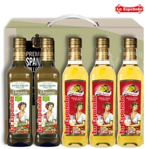 에스파놀라 유기농 엑스트라버진 올리브오일 500ml 5병 선물세트