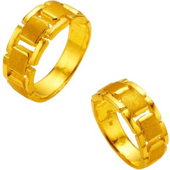 한국금다이아몬드  반지 체인 민자 커플링 18.75g