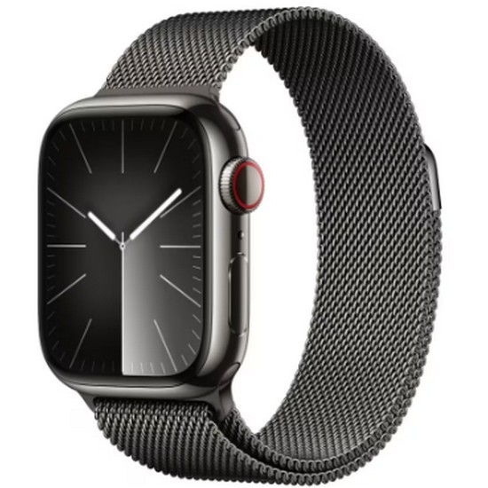 Apple  워치 시리즈9 41mm Cellular 그래파이트 스테인리스 스틸