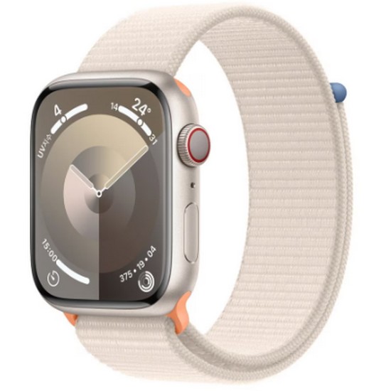 Apple  워치 시리즈9 45mm Cellular 스타라이트 알루미늄