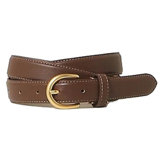 헤지스 스티치장식 소가죽 벨트 HJBE4E406W3