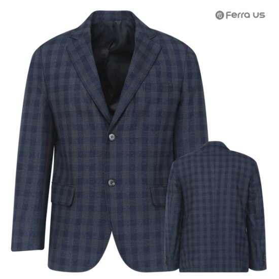 페라어스 체스체크 콤비자켓 CJF3DJ7038