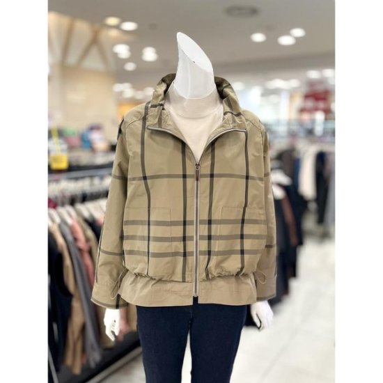 트리아나 체크 스트링 재킷 AJ3GA08