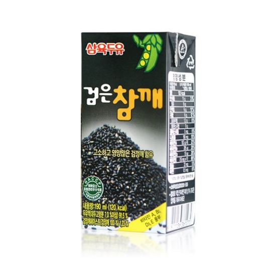  삼육식품 검은참깨 두유 190ml [24개]