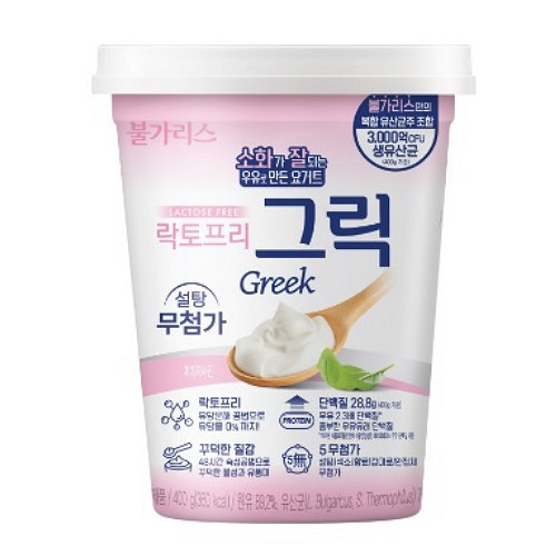 남양유업  소화가 잘되는 요거트 락토프리 그릭 400g