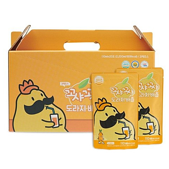 아름답게그린배영농조합법인 꼬샤꼬샤 도라지 배즙 110ml 20포