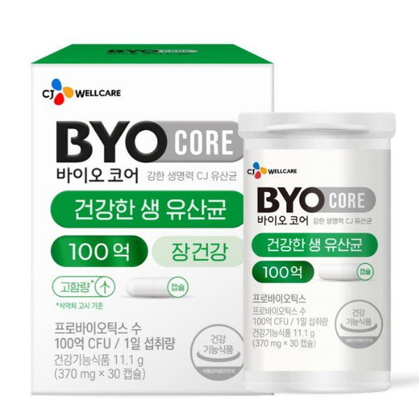 BYO(바이오) CORE 건강한 생 유산균 30캡슐