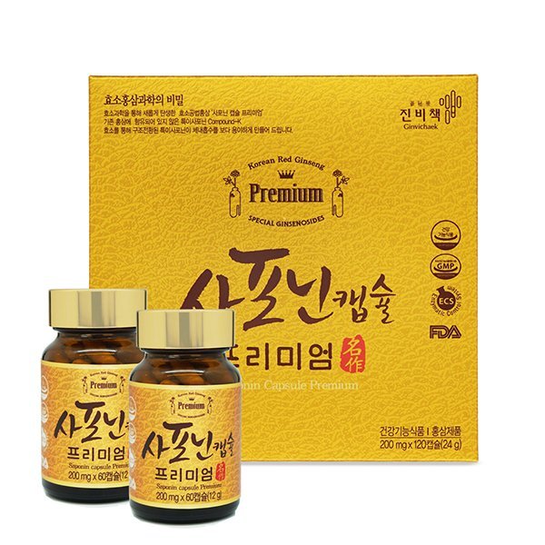 비티진 진비책 사포닌 캡슐 프리미엄 60캡슐 2개입 세트