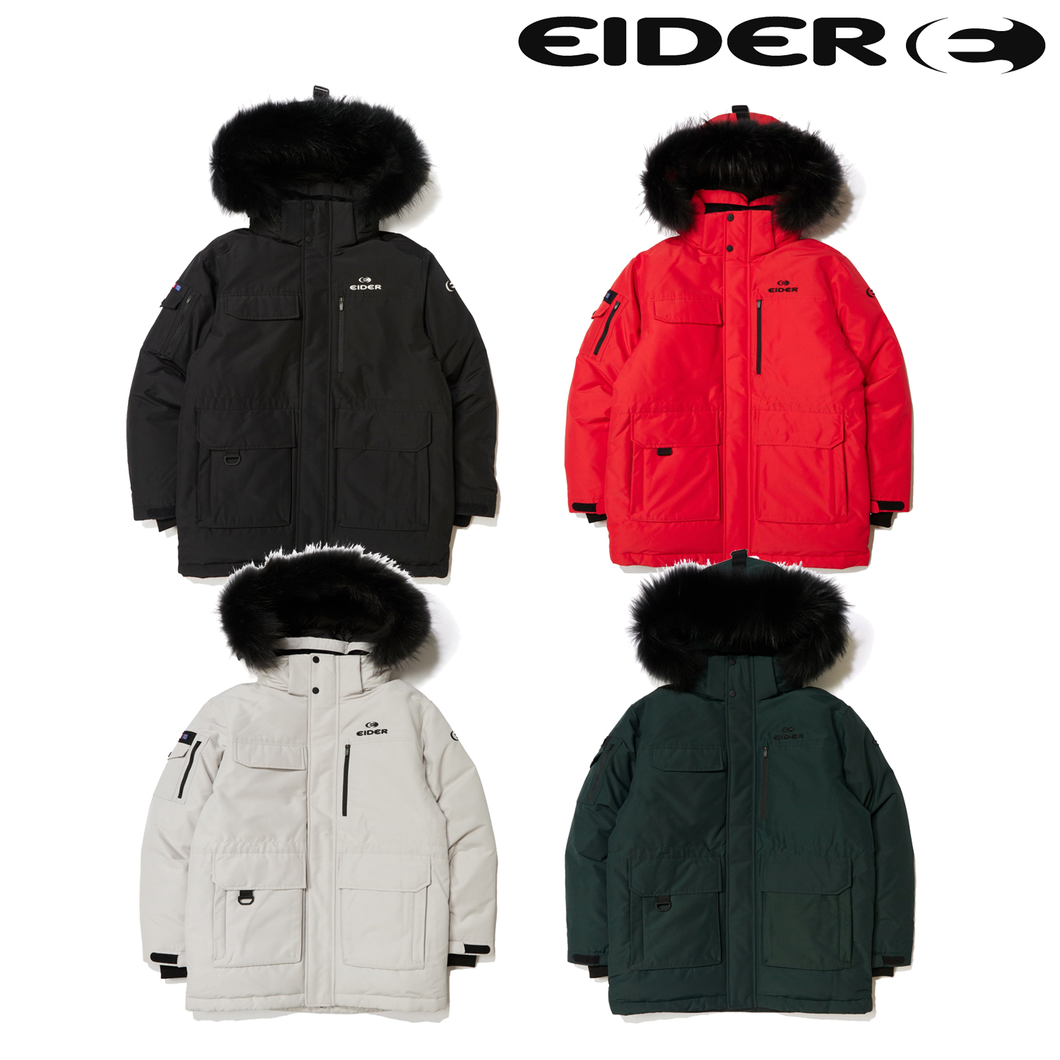 아이더  카라스 리버스 다운 자켓 DUW23552Z1