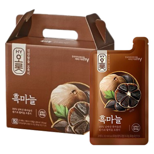 에치와이(HY) 오롯 흑마늘 80ml 15포[2개] - 에누리 가격비교  에치와이(HY) 오롯 흑마늘 80ml 15포[2개] - 에누리 가격비교