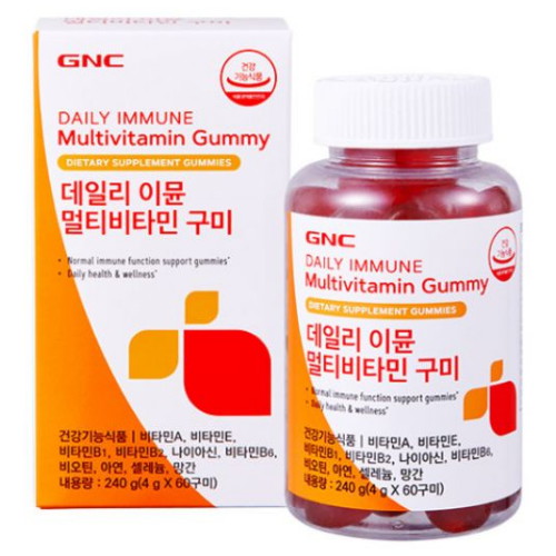 GNC 데일리 이뮨 멀티비타민 60구미