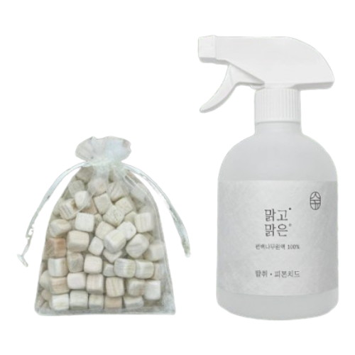 온다숲 피톤치드 스프레이 500ml + 편백큐브 50g