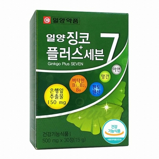 일양약품 일양 징코 플러스 세븐 30정