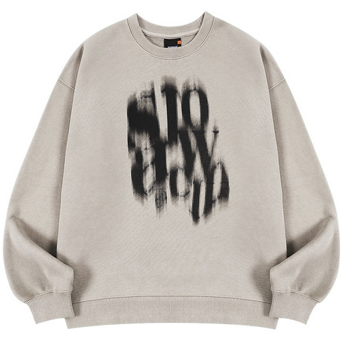 슬로우애시드 블러리 로고 스웨트