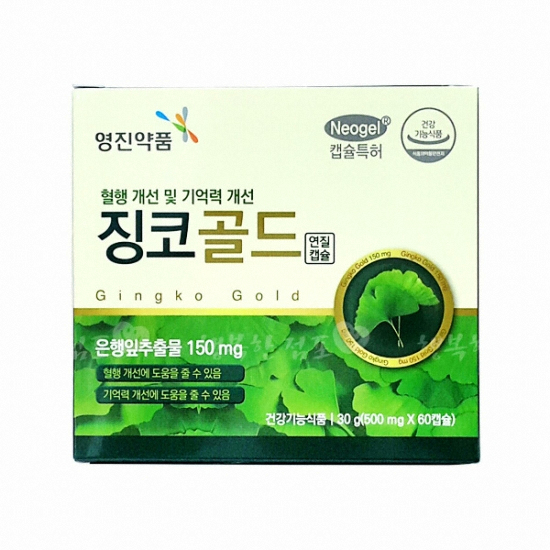 영진약품 징코골드 60캡슐