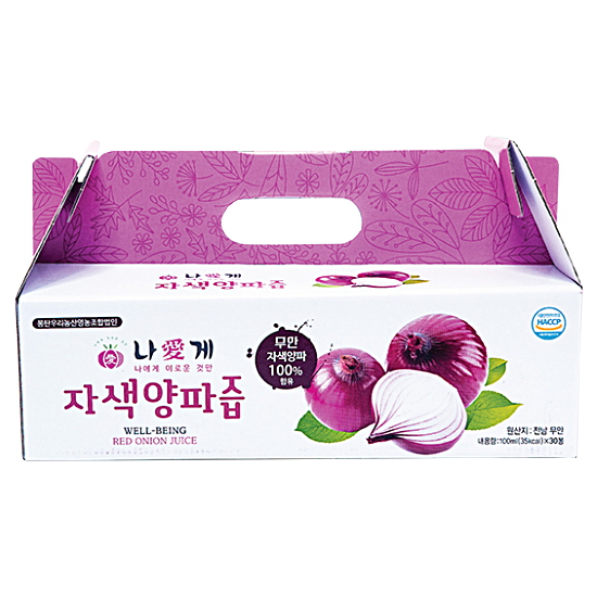 몽탄우리농산협동조합 나애게 자색양파즙 100ml 30포