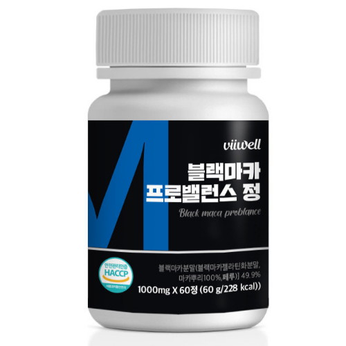 비웰 블랙마카 프로밸런스 60정