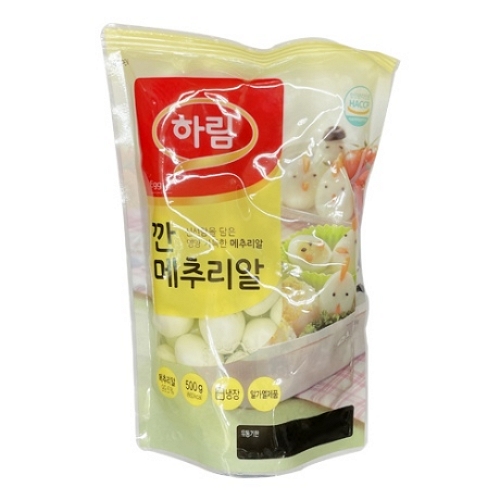 하림  깐메추리알 500g