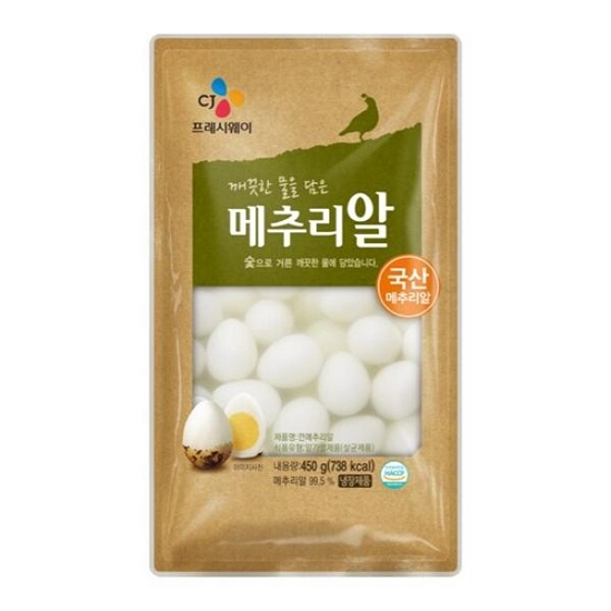CJ제일제당  깐메추리알 450g