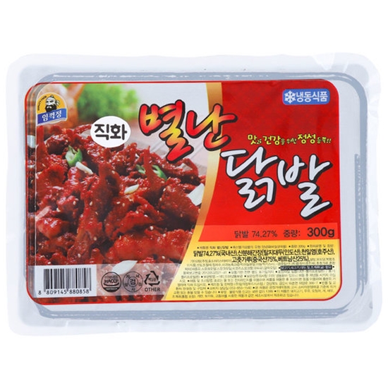 임꺽정푸드시스템  직화 별난닭발 300g