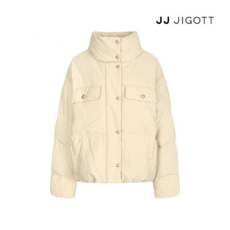 JJ지고트 여성 하이넥 플랩 디테일 구스다운 점퍼 GNAM2PD91