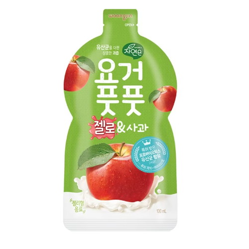 웅진식품 요거풋풋 젤로&사과100ml