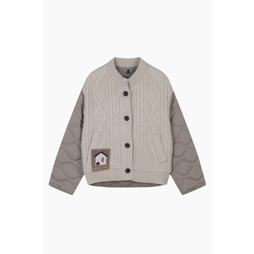 베네통 NEW 플러쉬 니트 자수 점퍼 BAJP50361