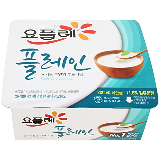 빙그레 요플레 플레인 85g