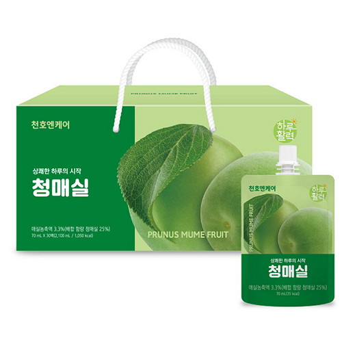 천호엔케어 상쾌한 하루의 시작 청매실 70ml 30포