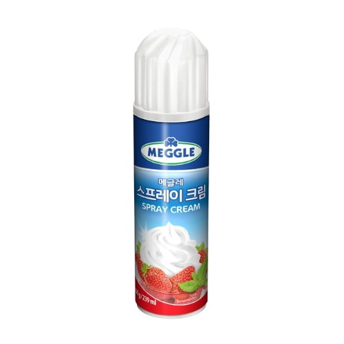 메글레  스프레이 휘핑크림 250g