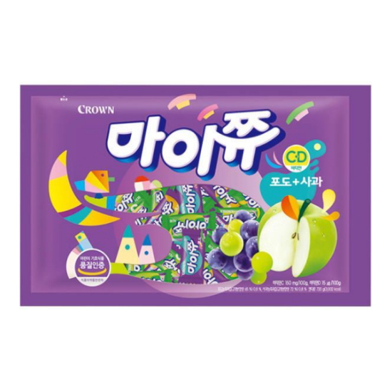 크라운제과  마이쮸 포도 사과 720g