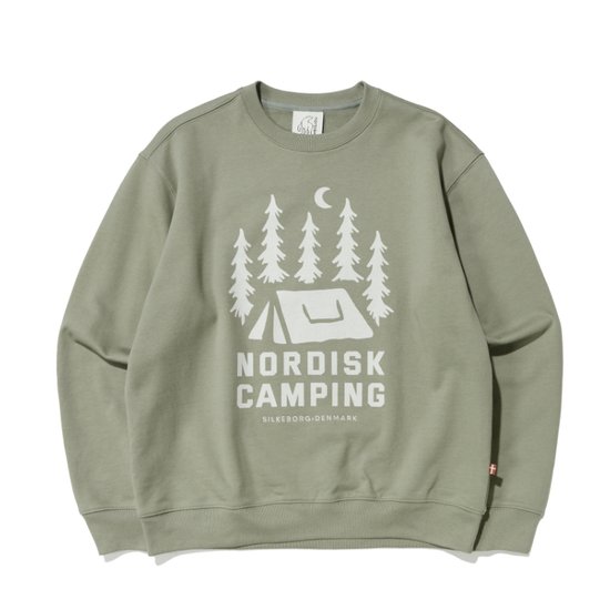 노르디스크  캠핑사이트 맨투맨 OUU23209K6