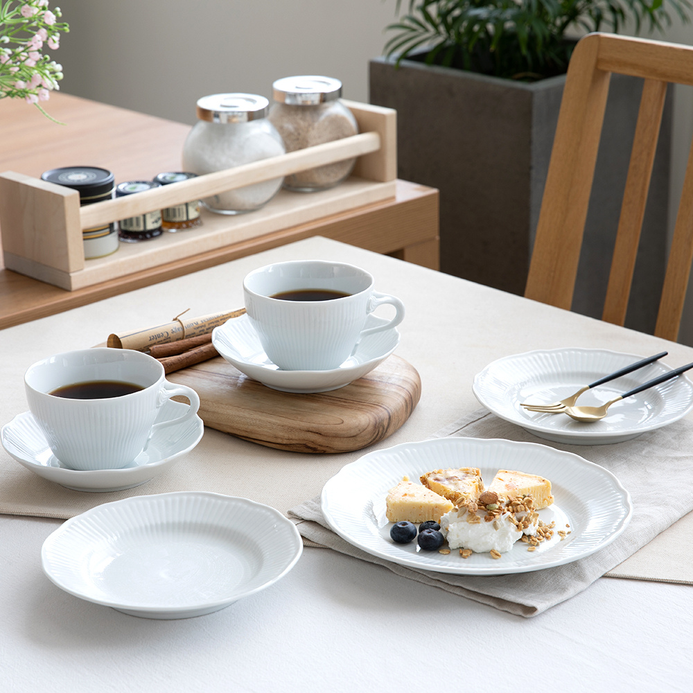 체스키포슬란 프라하화이트 2인 티세트 7P