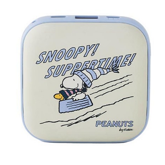 인테코  스누피 손난로 보조배터리 겨울 5000mAh