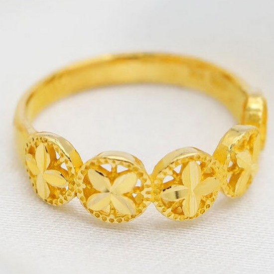 종로금1번가  여자 반지 써클 플라워 7.5g