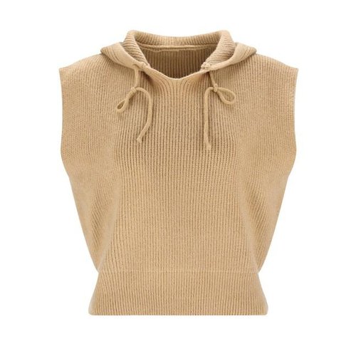 이사베이 후드 스트링 니트 베스트 VHVCX2971