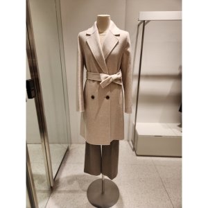 스위트숲 여성 핸드메이드 더블 버튼 벨티드 코트 SZAHC32