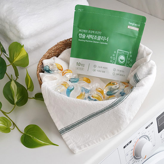 로드에프 비긴에코 초강력 캡슐 세탁조클리너 10개입