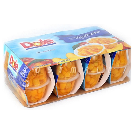 돌(Dole) Dole 다이스 복숭아 과일컵 113g